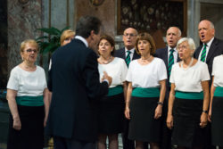 Il coro nel 2015 a san Rocco