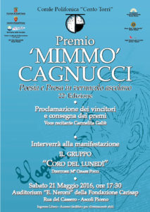 Locandina Cagnucci 2016