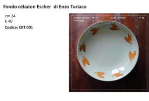 CET 001 Piatto celadon Escher