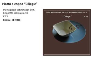 CET 010 Piatto e coppa Ciliege