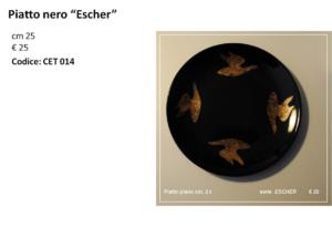 CET 14 Piatto nero Escher