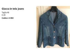 A002 Giacca jeans