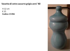 Vasetto azzurro anni 40